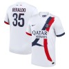 Paris Saint-Germain Lucas Beraldo 35 Borte 2024-25 - Herre Fotballdrakt
